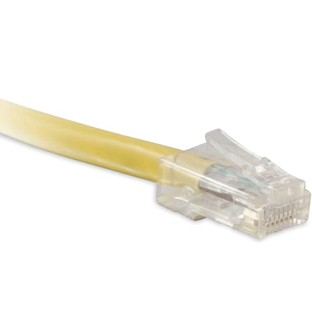 Cat5E Yellow 10Ft No Boot Patch Cable